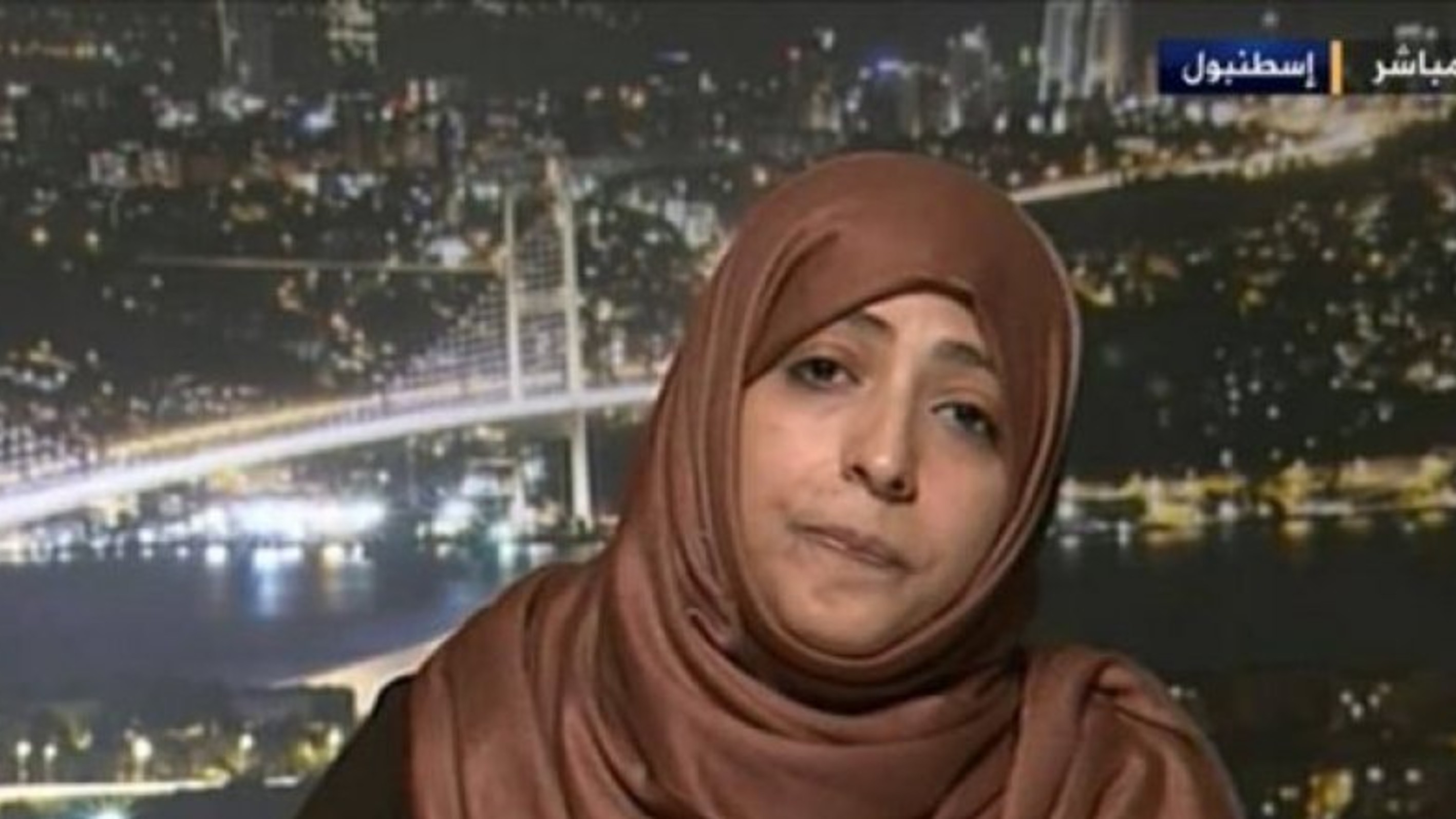 Coup d'etat is at the root of all crimes, Tawakkol Karman says